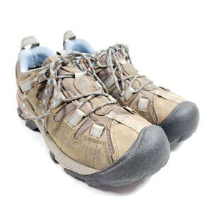 Keen Women's Size 7.5 Hiking Trail Shoes Gray Leather